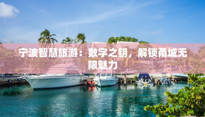 宁波智慧旅游：数字之钥，解锁甬城无限魅力