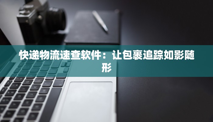 快递物流速查软件：让包裹追踪如影随形